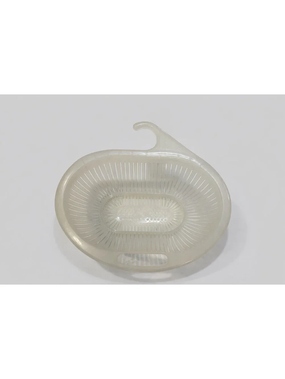 Yaffa Vintage Basic Line Colander Strainer Basket Clear #26 Hanging Hook Handle